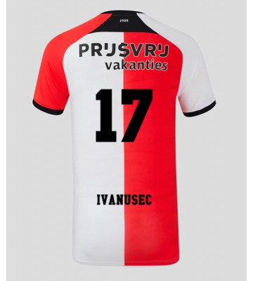 Feyenoord Luka Ivanusec #17 Hemmatröja 2024-25 Kortärmad